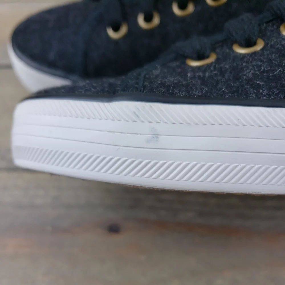 NEW Keds Women's Dream Foam Black Flannel Sneakers